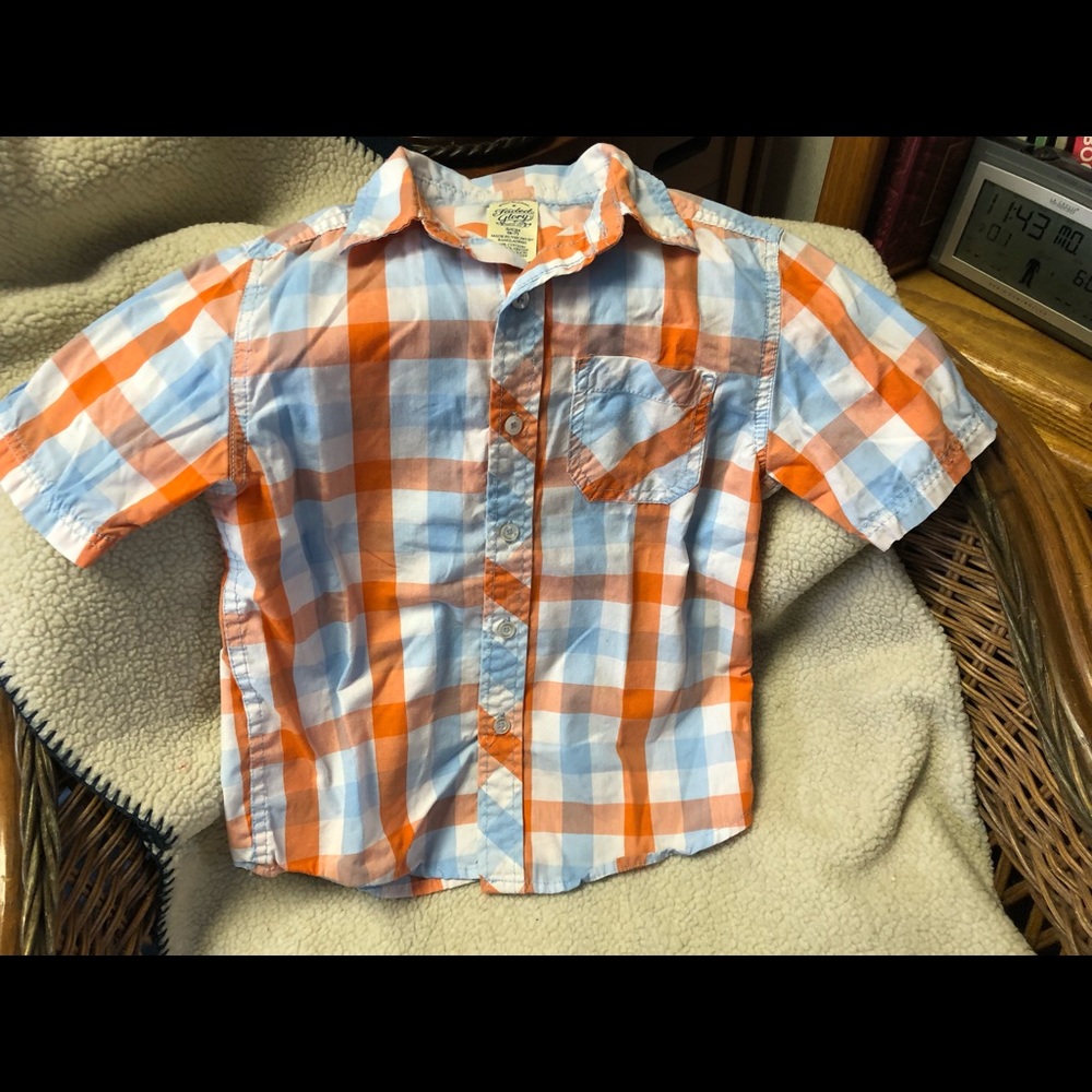 💜 3/$15 💜Faded Glory Boys Plaid Shirt